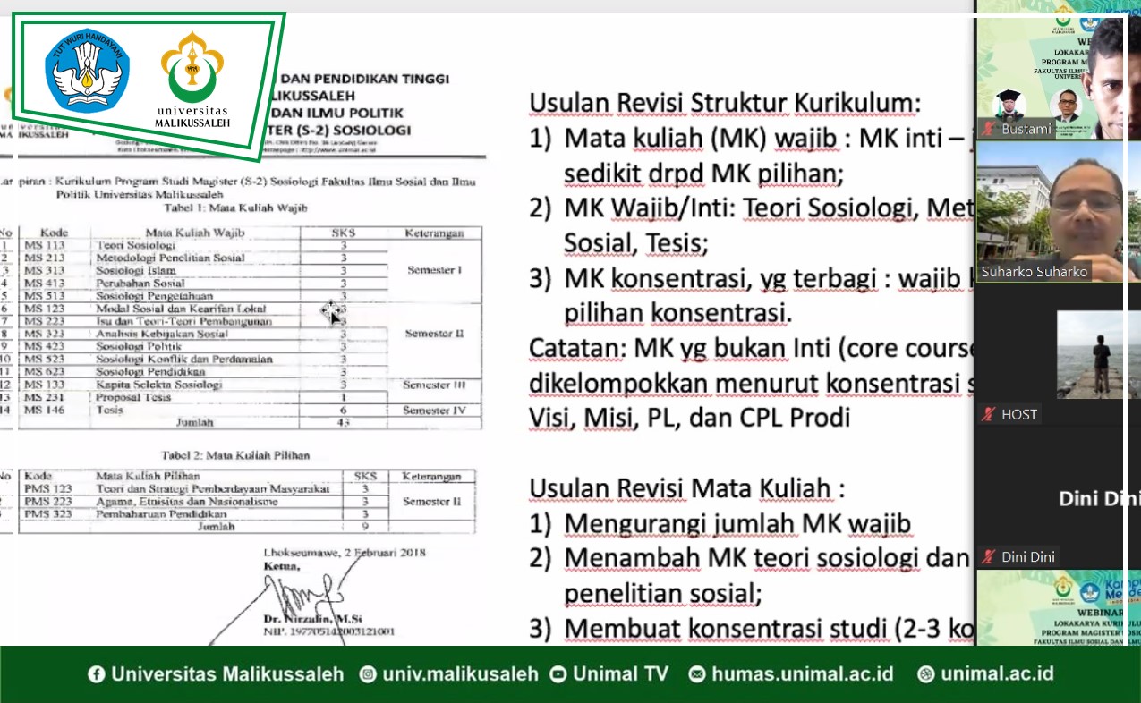 Tangkapan layar Zoom Meeting.